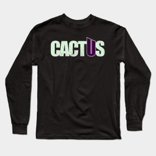 Cactus Retro Long Sleeve T-Shirt